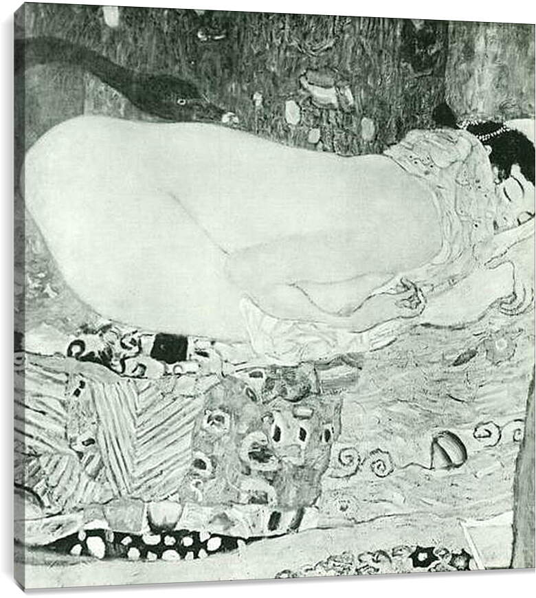 Постер и плакат - Leda. Густав Климт
