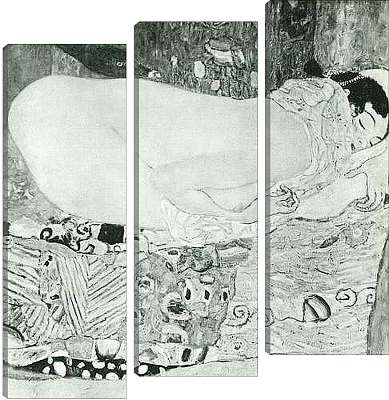 Модульная картина - Leda. Густав Климт