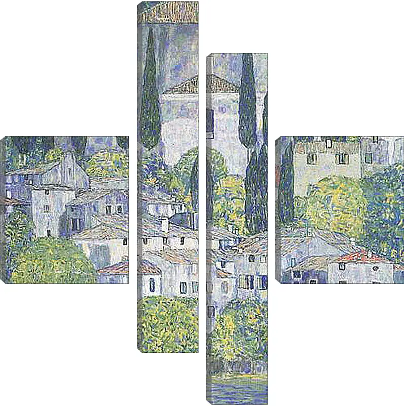 Модульная картина - Kirche in Cassone. Густав Климт