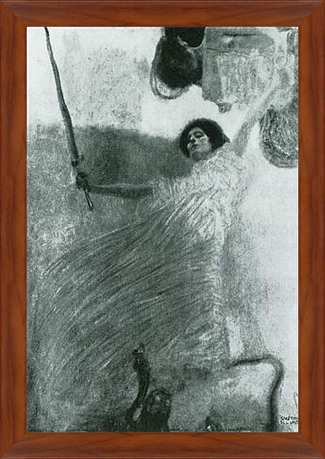 Картина в раме - Jurisprudenz (Kompositionsentwurf). Густав Климт

