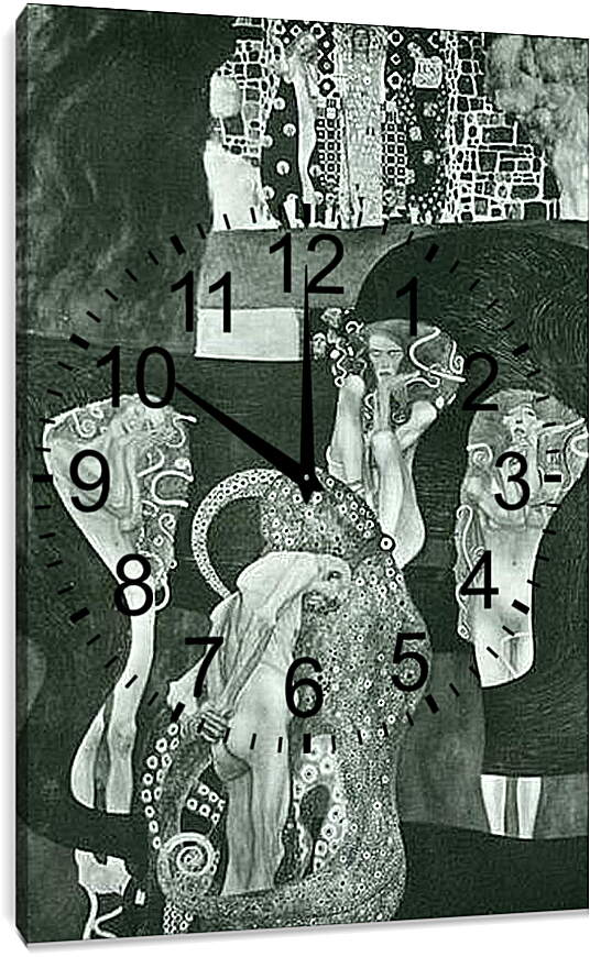 Часы картина - Jurisprudenz. Густав Климт
