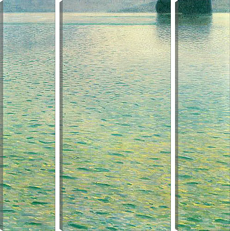 Модульная картина - Insel im Attersee. Густав Климт