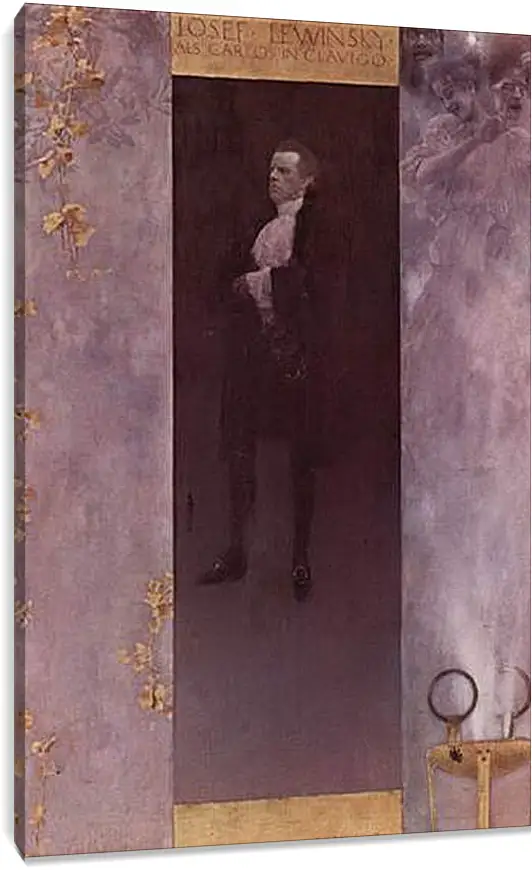 Постер и плакат - Hofburgschauspieler Josef Lewinsky als Carlos. Густав Климт