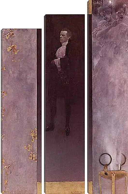 Модульная картина - Hofburgschauspieler Josef Lewinsky als Carlos. Густав Климт