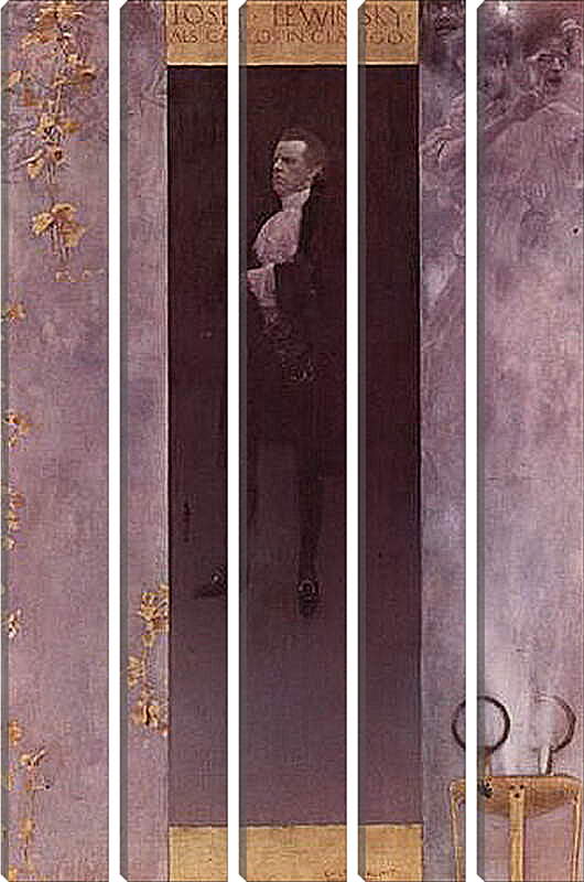 Модульная картина - Hofburgschauspieler Josef Lewinsky als Carlos. Густав Климт
