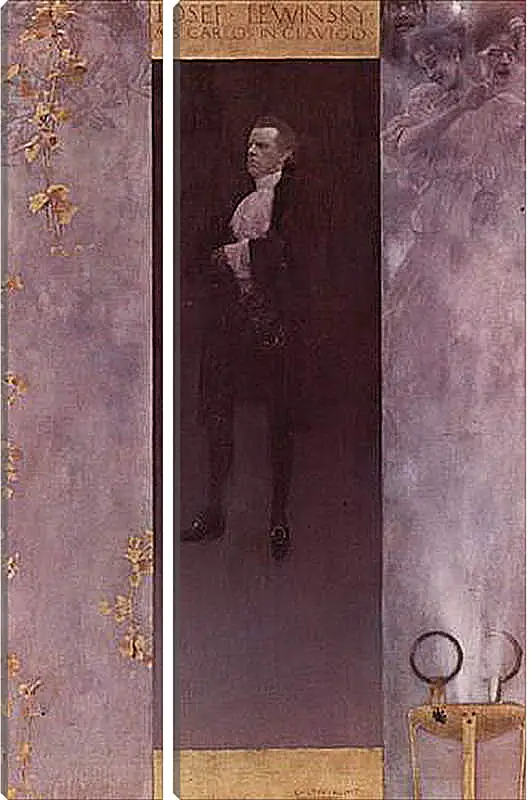 Модульная картина - Hofburgschauspieler Josef Lewinsky als Carlos. Густав Климт