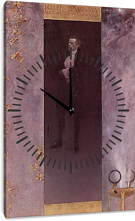 Часы картина - Hofburgschauspieler Josef Lewinsky als Carlos. Густав Климт