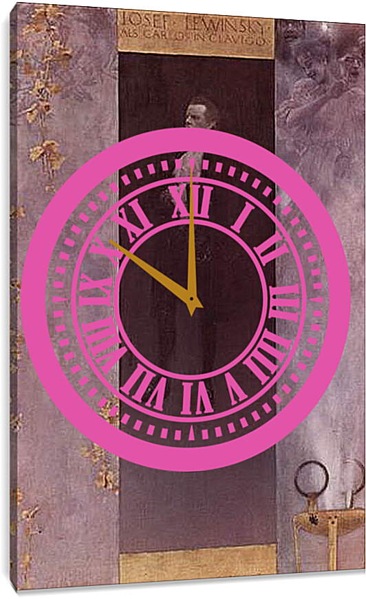 Часы картина - Hofburgschauspieler Josef Lewinsky als Carlos. Густав Климт
