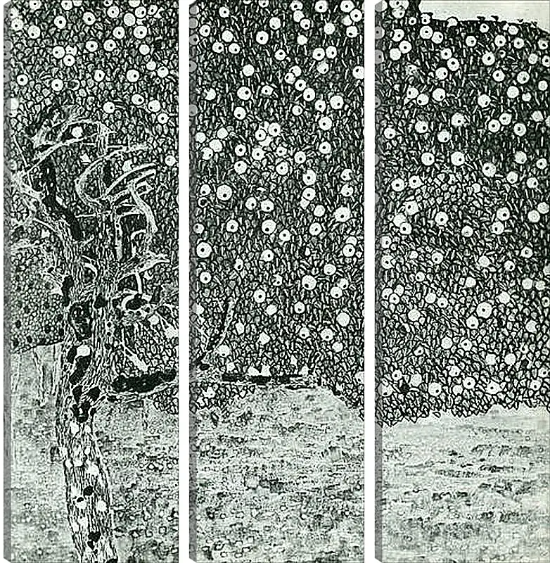 Модульная картина - Goldener Apfelbaum. Густав Климт
