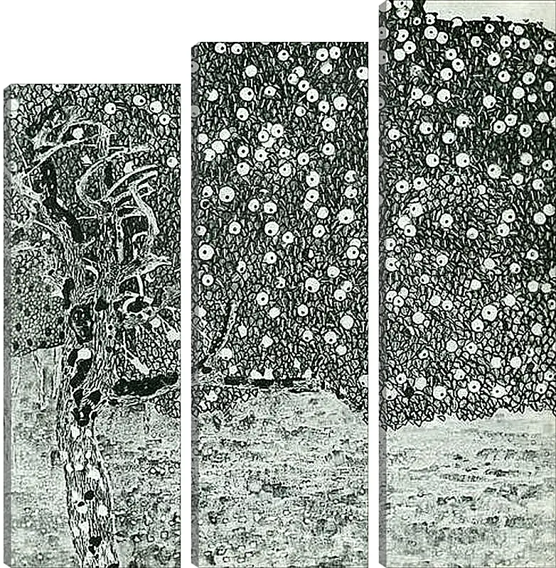 Модульная картина - Goldener Apfelbaum. Густав Климт
