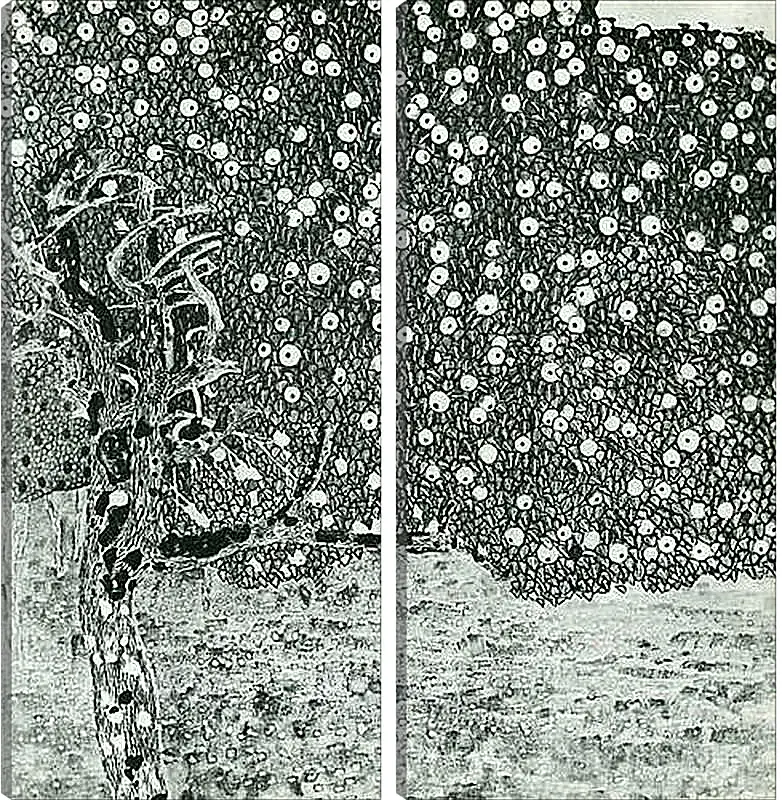 Модульная картина - Goldener Apfelbaum. Густав Климт