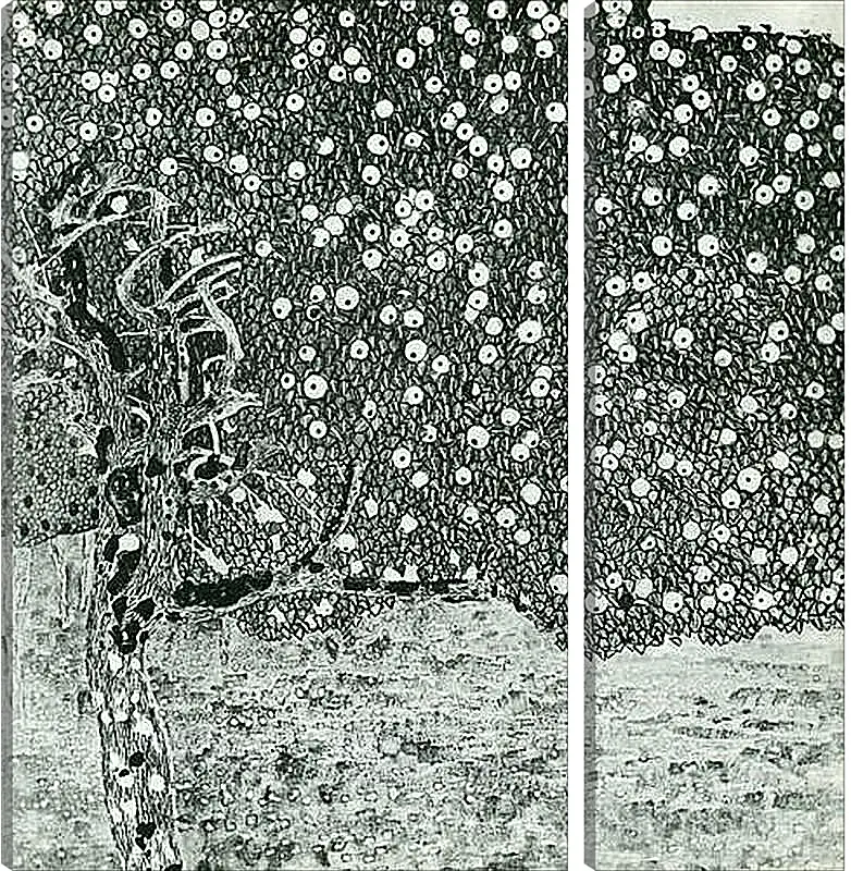 Модульная картина - Goldener Apfelbaum. Густав Климт