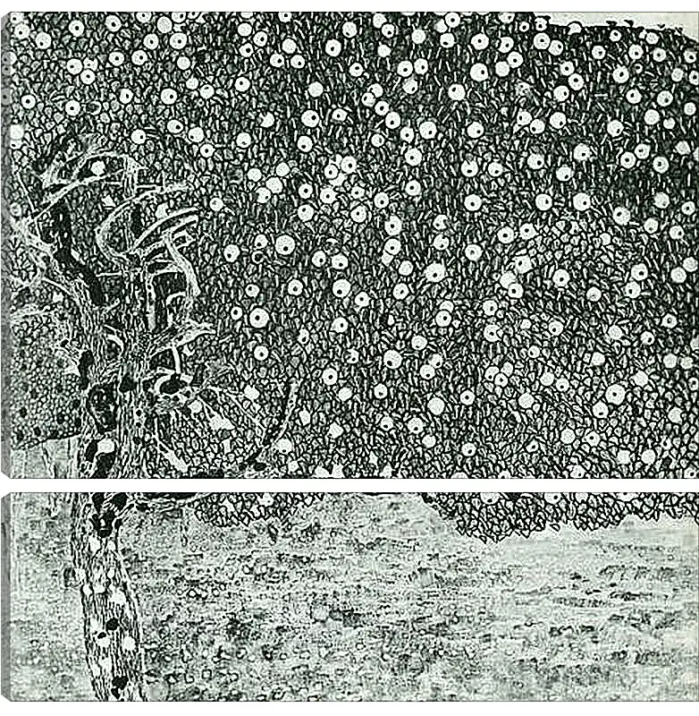 Модульная картина - Goldener Apfelbaum. Густав Климт
