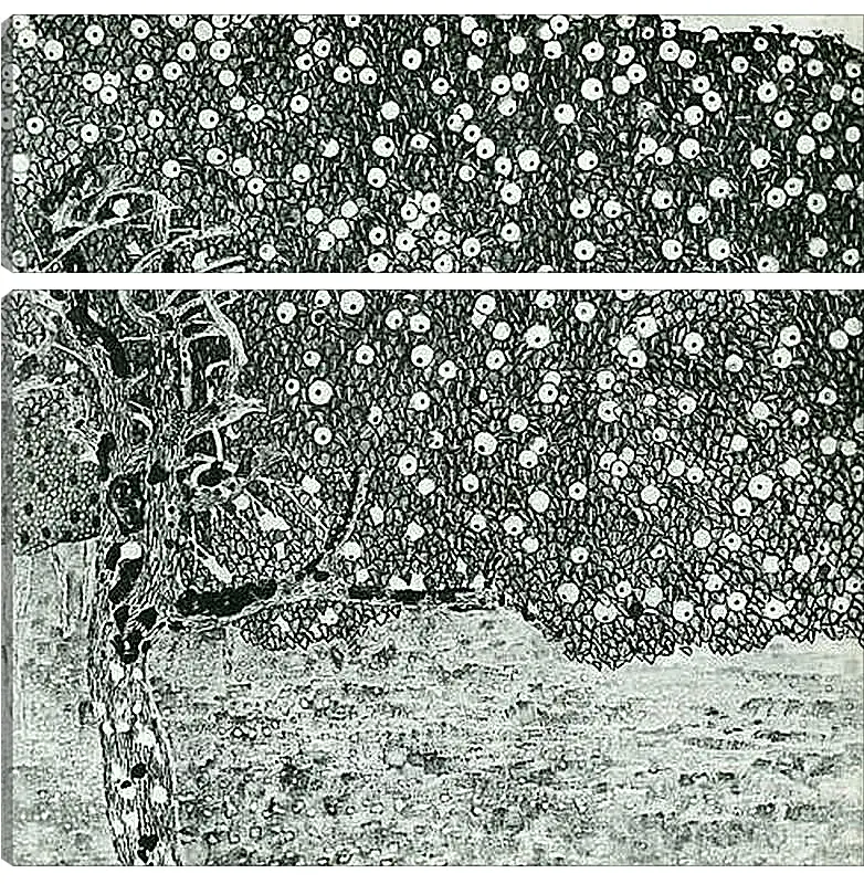 Модульная картина - Goldener Apfelbaum. Густав Климт
