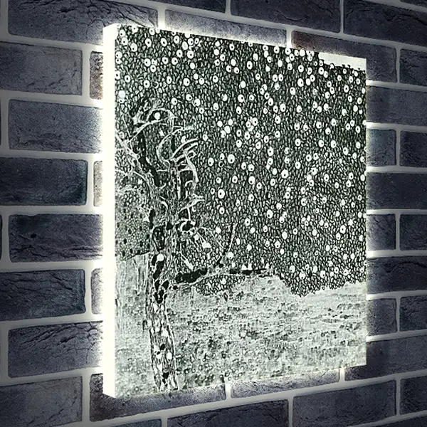 Лайтбокс световая панель - Goldener Apfelbaum. Густав Климт