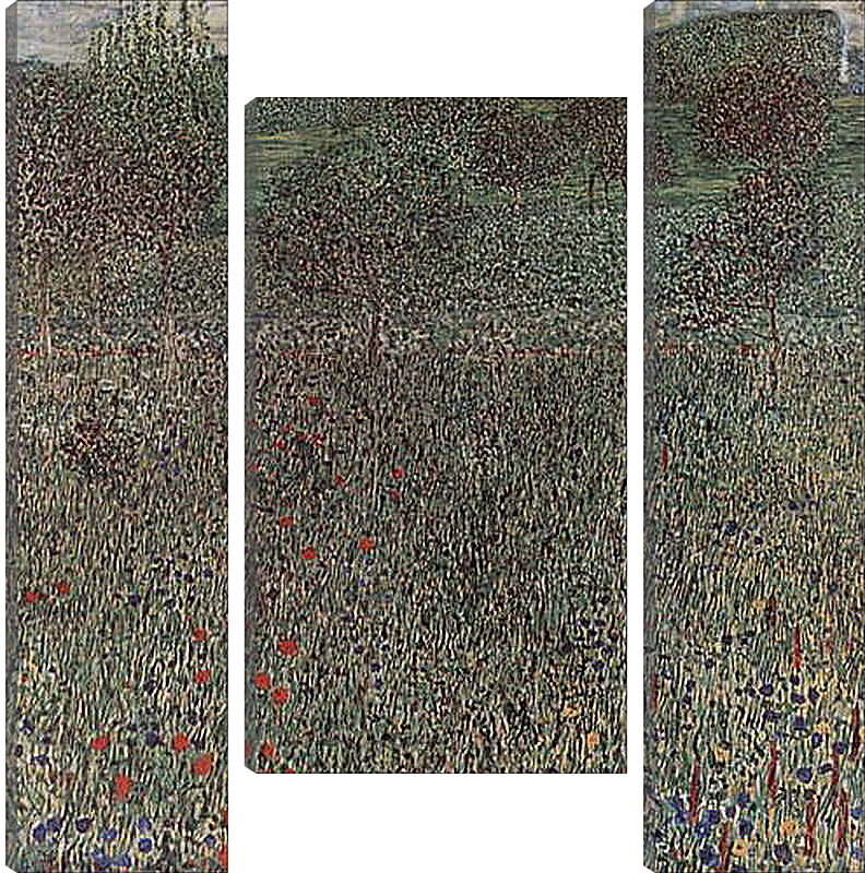 Модульная картина - Gartenlandschaft. Густав Климт
