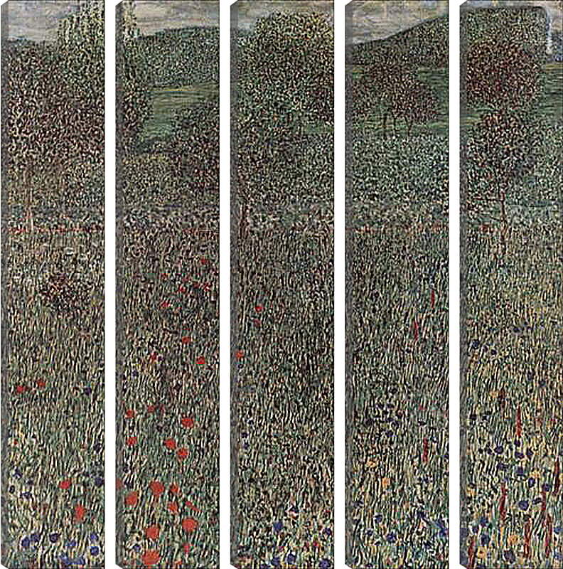 Модульная картина - Gartenlandschaft. Густав Климт