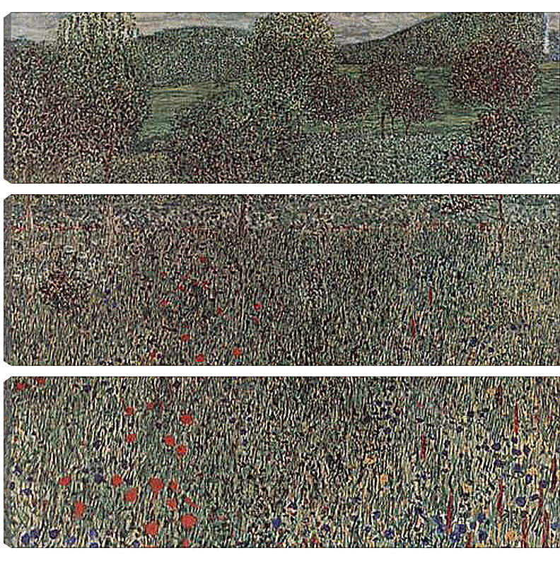 Модульная картина - Gartenlandschaft. Густав Климт
