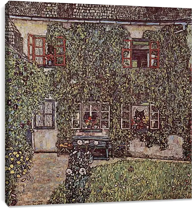 Постер и плакат - Forsthaus in Weissenbach am Attersee. Густав Климт