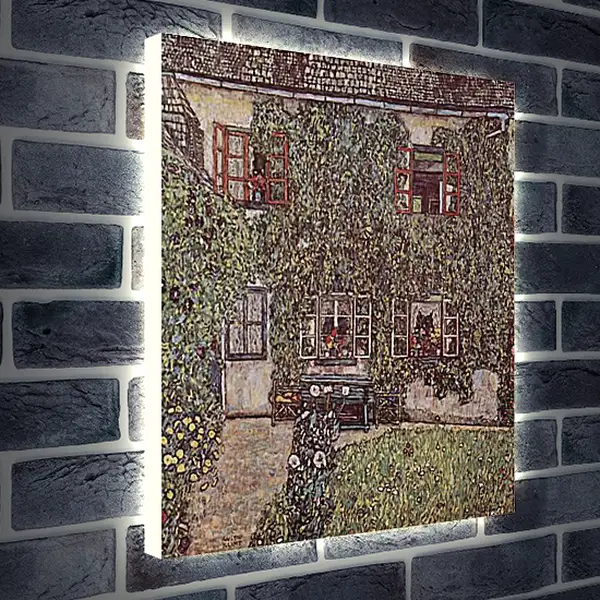 Лайтбокс световая панель - Forsthaus in Weissenbach am Attersee. Густав Климт