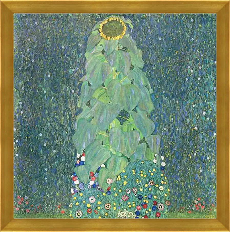 Картина в раме - Die Sonnenblume. Густав Климт