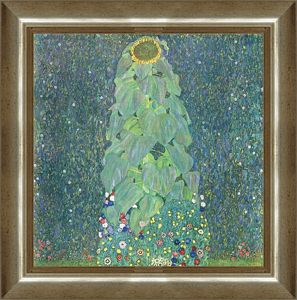 Картина в раме - Die Sonnenblume. Густав Климт
