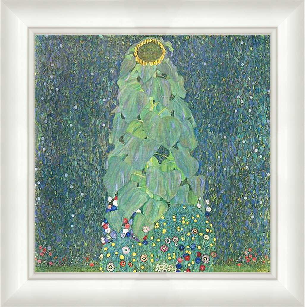 Картина в раме - Die Sonnenblume. Густав Климт
