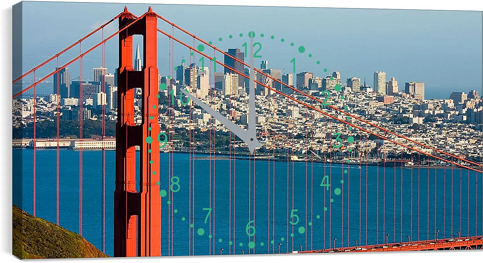 Часы картина - Мост Сан Франциско