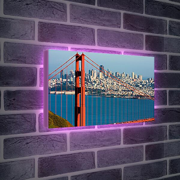 Лайтбокс световая панель - Мост Сан Франциско