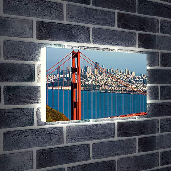 Лайтбокс световая панель - Мост Сан Франциско