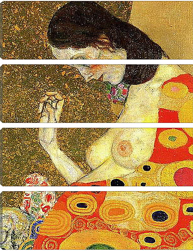 Модульная картина - Hope II (Detail). Густав Климт
