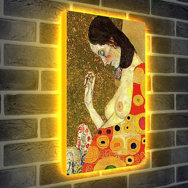 Лайтбокс световая панель - Hope II (Detail). Густав Климт