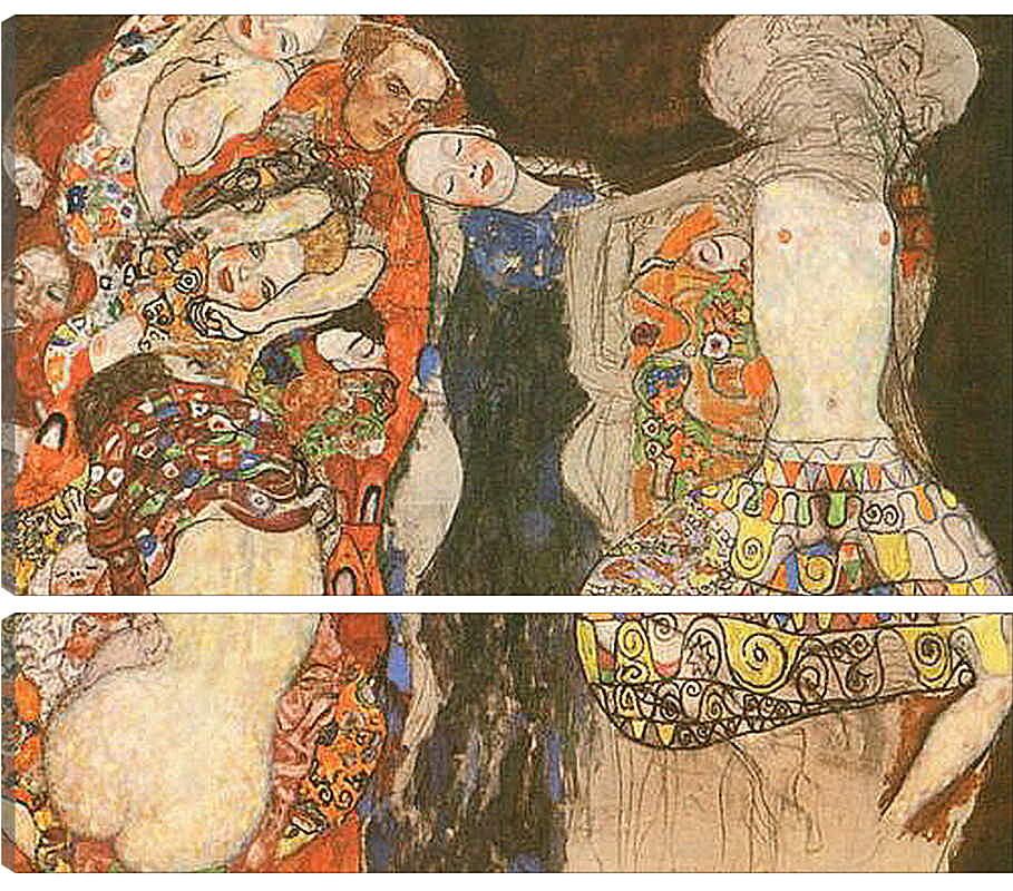 Модульная картина - Die Braut. Густав Климт