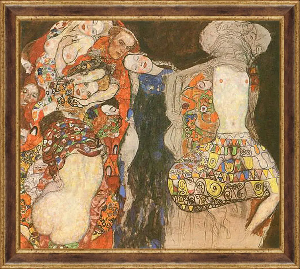 Картина в раме - Die Braut. Густав Климт