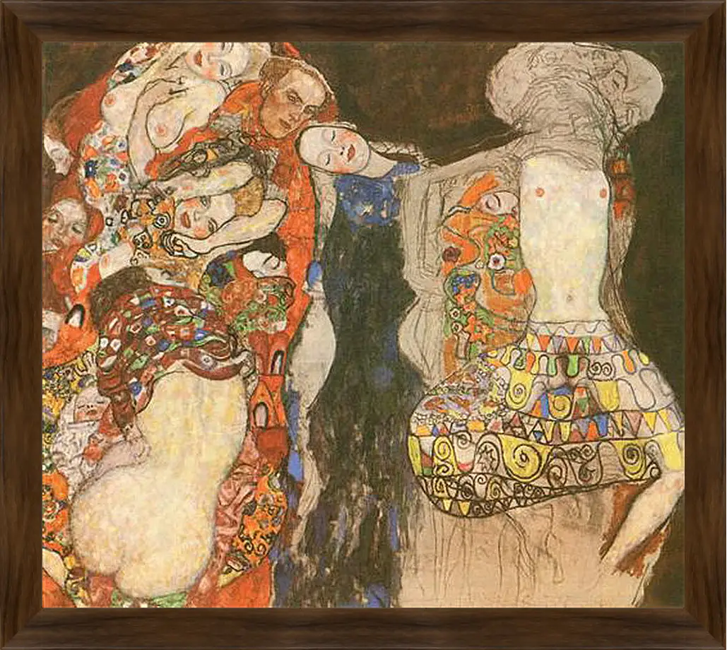 Картина в раме - Die Braut. Густав Климт