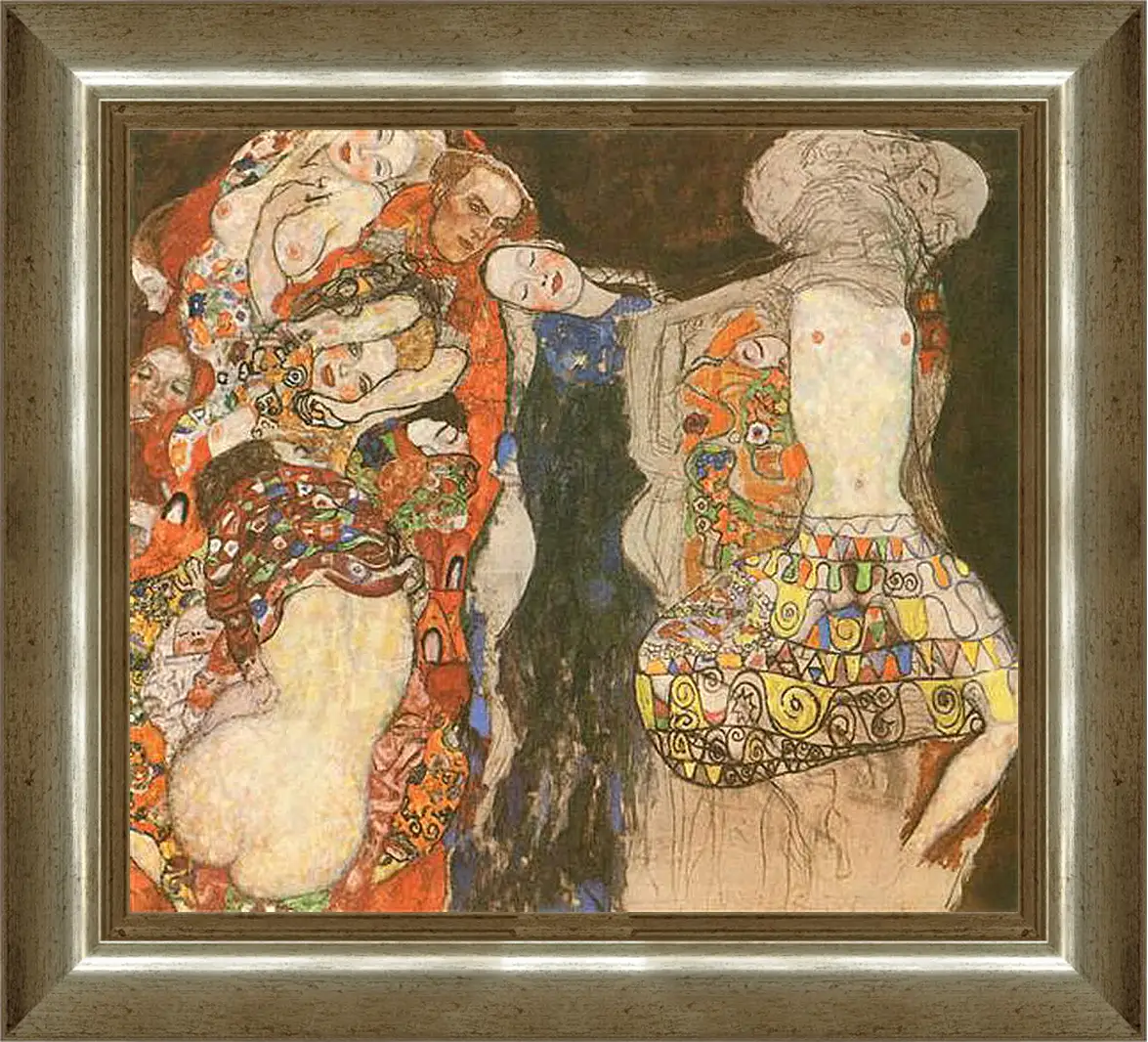Картина в раме - Die Braut. Густав Климт