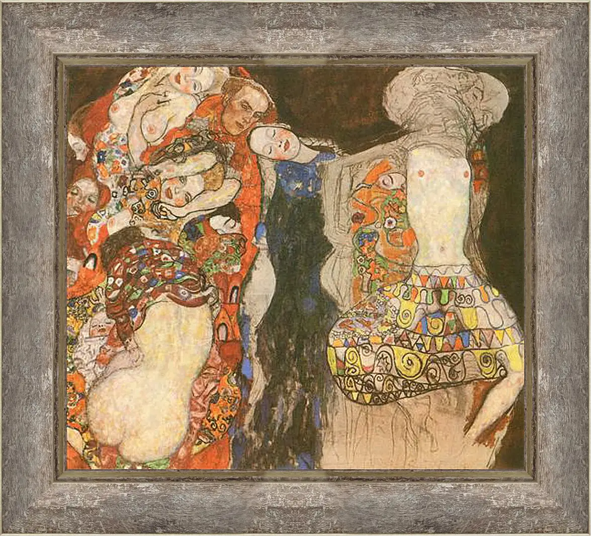 Картина в раме - Die Braut. Густав Климт