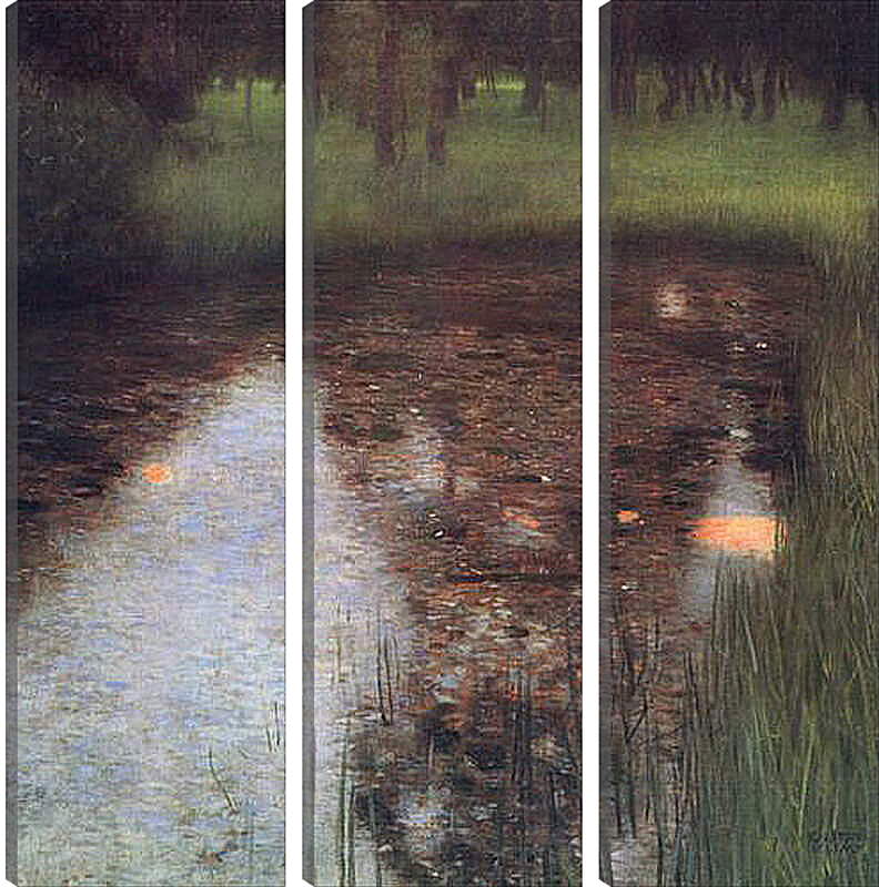 Модульная картина - Der Sumpf. Густав Климт
