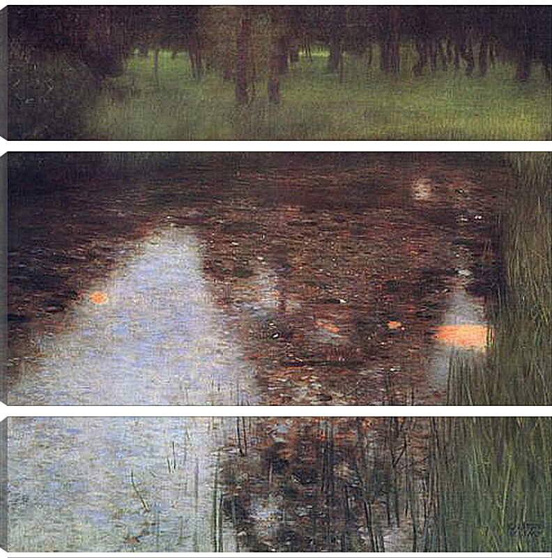 Модульная картина - Der Sumpf. Густав Климт