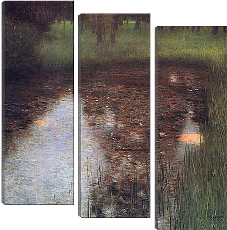 Модульная картина - Der Sumpf. Густав Климт