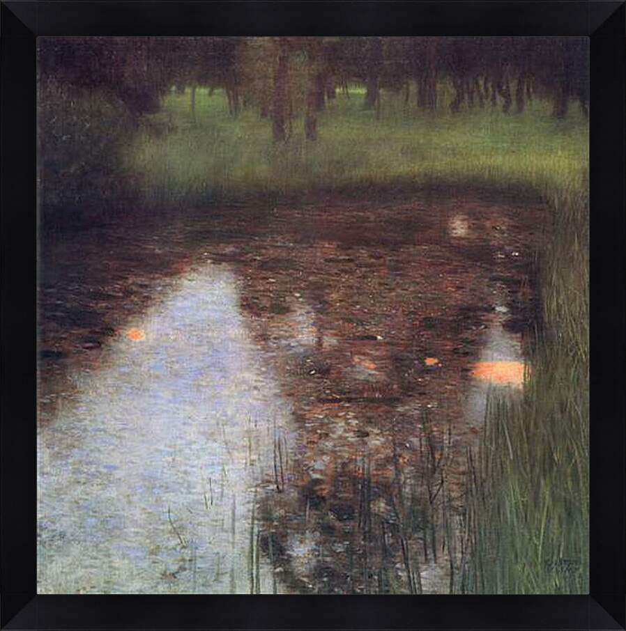 Картина в раме - Der Sumpf. Густав Климт
