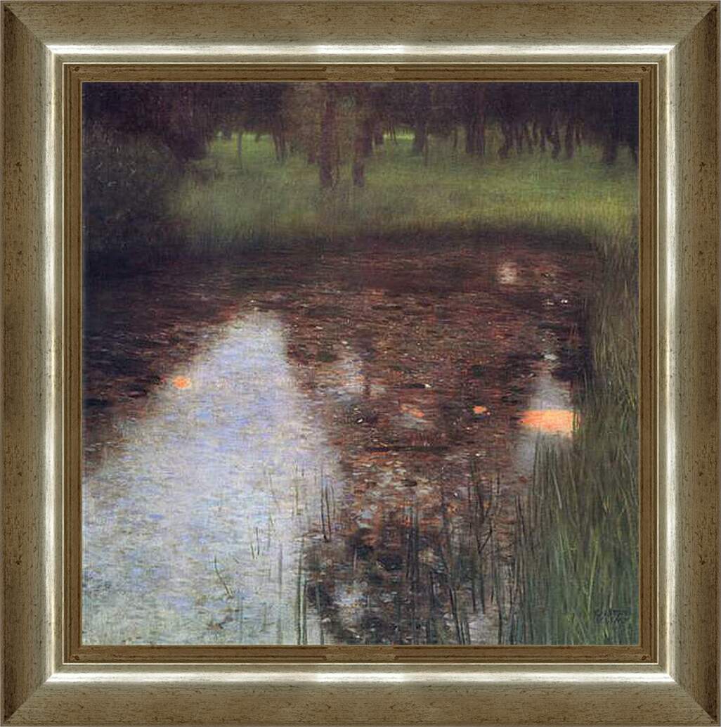 Картина в раме - Der Sumpf. Густав Климт
