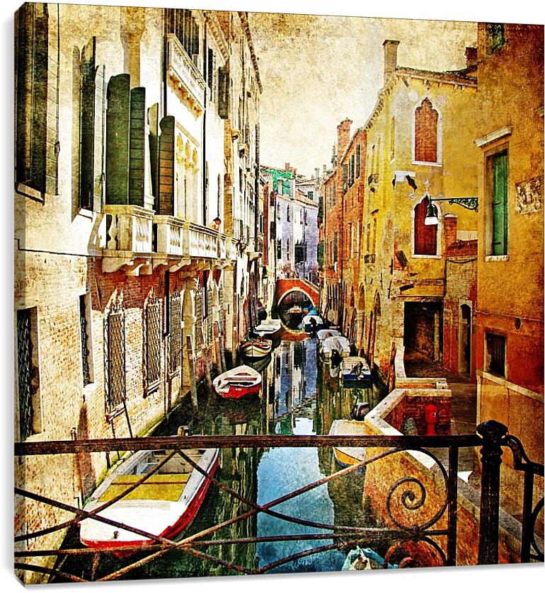 Постер и плакат - Мостик. Венеция. Италия.