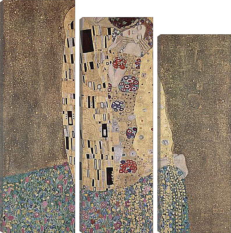 Модульная картина - Der Kuss. Густав Климт
