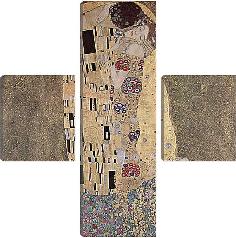 Модульная картина - Der Kuss. Густав Климт