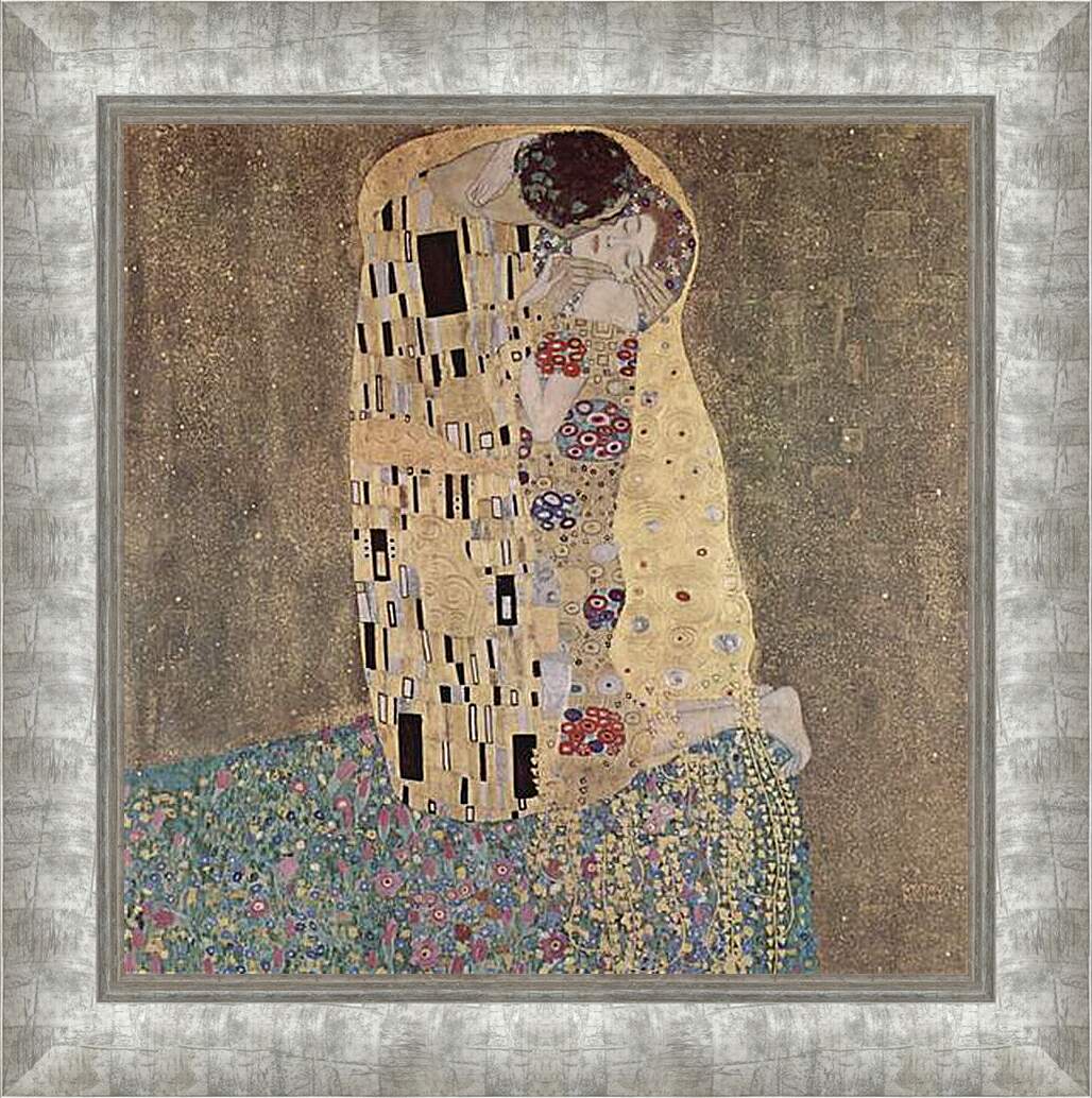 Картина в раме - Der Kuss. Густав Климт
