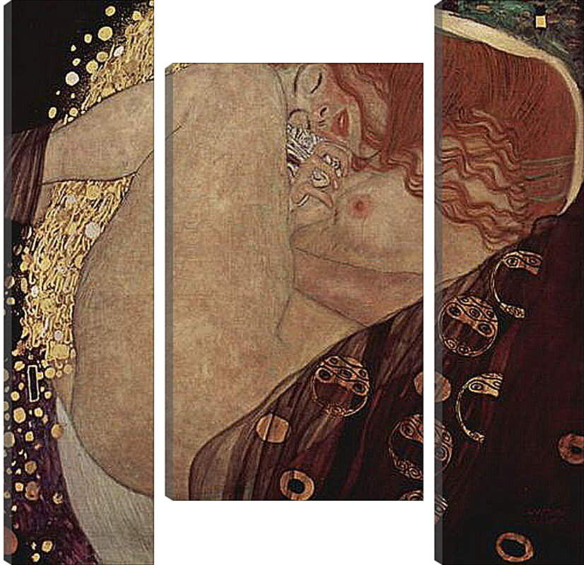 Модульная картина - Danae. Густав Климт
