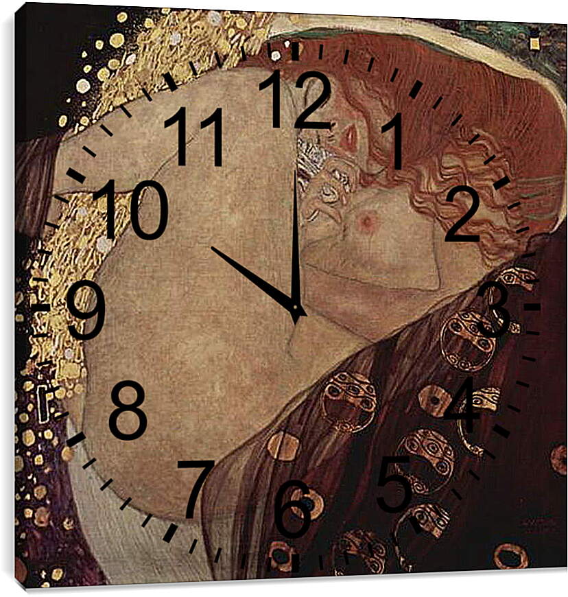 Часы картина - Danae. Густав Климт
