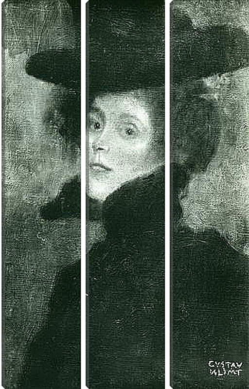 Модульная картина - Damenbildnis in Weib. Густав Климт
