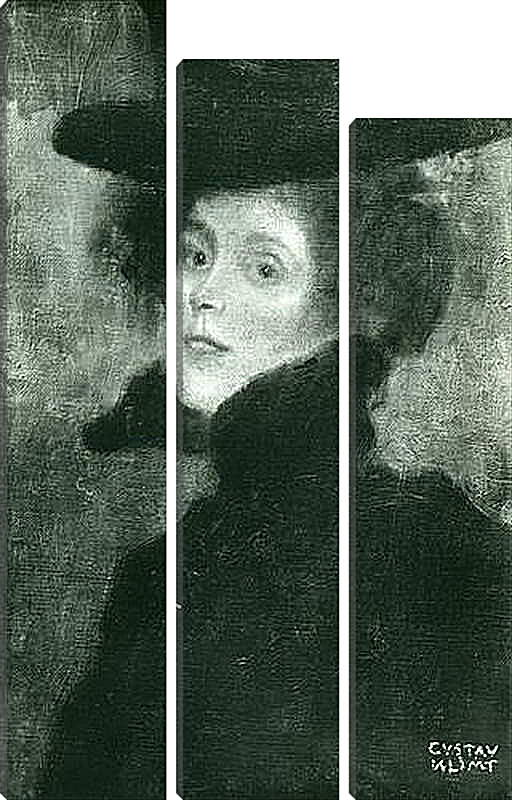 Модульная картина - Damenbildnis in Weib. Густав Климт
